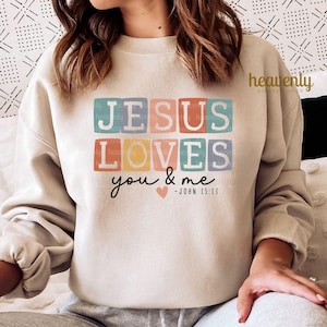 Boho kristen PNG Jesus PNG sublimeringsdesign Jesus älskar dig och mig PNG bibelvers skjorta religiös PNG kyrkläger T-shirt DTF nedladdning bild 8