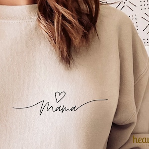 Minimalista Mama Svg Mama Png Estética Mãe Png Design de Sublimação Mãe da Moda Svg Camiseta Svg Cricut CutFile Dia das Mães Png Linha Arte Mamãe Png