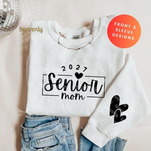2027 Senior Mom SVG - Senior Mom 2027 PNG Sublimation Design, Class of 2027 Svg Cut Files, Graduate Proud Senior Graduation Party Decor image 5