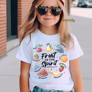 Frucht des Geistes PNG Zurück zu Schule Png Christian Kinder Sublimationsdesign Jesus PNG Glaube Ostern Png Religiöse Wandkunst Transfer DTF-Datei