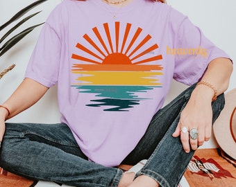Forever Chasing Sunsets SVG Summer PNG Distressed Vintage Sublimation, Retro Beach Shirt Design, Trendy Aesthetic Tropical Vacation PNG