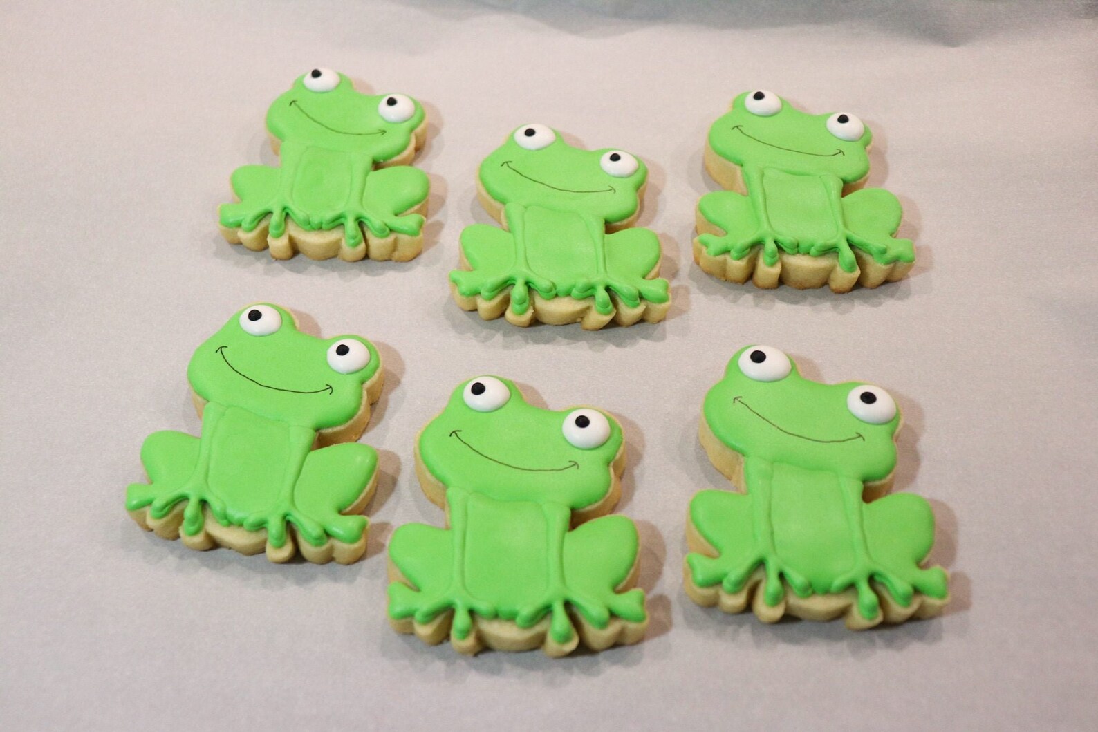 Froggy Frog Cookies Froggie Cookies Toad Cookies Zoo | Etsy