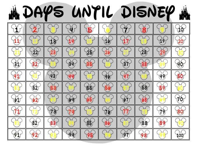 100-days-until-disney-a4-laminated-mickey-mouse-holiday-vacation-countdown-chart-poster-plus-star-stickers-etsy