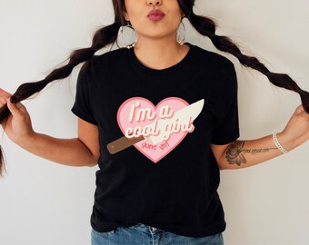 Funny Valentines Day Cool Gone Girl Shirt | Pastel Goth Amy Dunne Missing Monologue Rosamund Pike Tshirt | Ben affleck | David Fincher Film