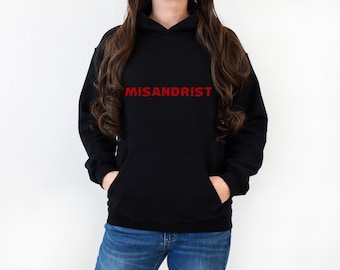 Felpa con cappuccio misandrica / Felpa con slogan femminista, Girl Power