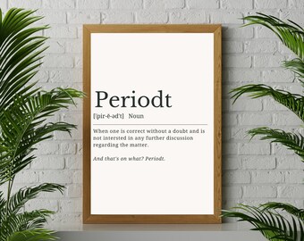 Funny Definition Wall Art | Dictionary Definition Printable | Afrocentric Print Art | Minimalist Wall Art | Downloadable Print Art