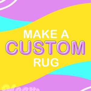 Custom Rug Form, Personalized Gift, Make Your Own Rug