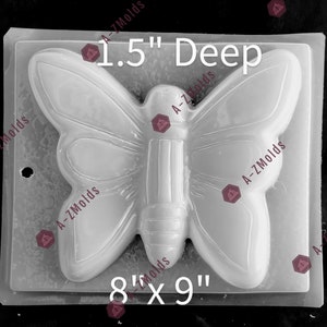 Large Moth and Butterfly Silicone Mold (2 Cavity), Big Filigree Insec, MiniatureSweet, Kawaii Resin Crafts, Decoden Cabochons Supplies