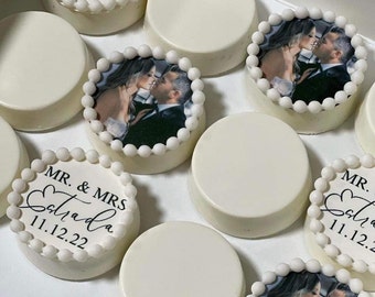 Toppers de mariage comestibles, fiançailles, images comestibles d’anniversaire