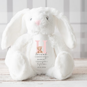 Personalised Baby Loss Bunny, Baby Memorial Keepsake, Baby Loss Keepsake, Pregnancy Loss Keepsake, Angel Baby Memorial, Baby Loss Keepsake