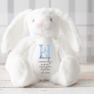Personalised Baby Loss Bunny, Baby Memorial Keepsake, Baby Loss Keepsake, Pregnancy Loss Keepsake, Angel Baby Memorial, Baby Loss Keepsake