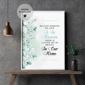 Digital Bereavement Poem, Funeral Grief Quote, In Memory Of a Loved One, Memorial Quote Print, Memorial Printable Decor, Loss of Father Gift