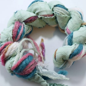 Mixed threads,Turquoise green threads,Selection of embroidery threads,Hand dyed threads,Silk threads,threads