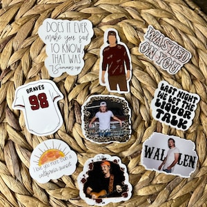Morgan sticker pack , wallen ,  wallen stickers , country music stickers , country music , wall..en birthday