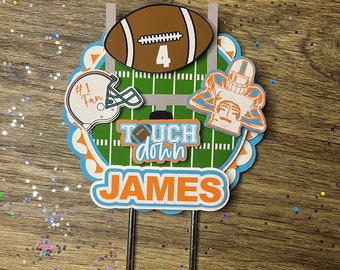 Football theme cake topper , football cake ideas , football birthday , football decorations, football cake , football themed party , Miami