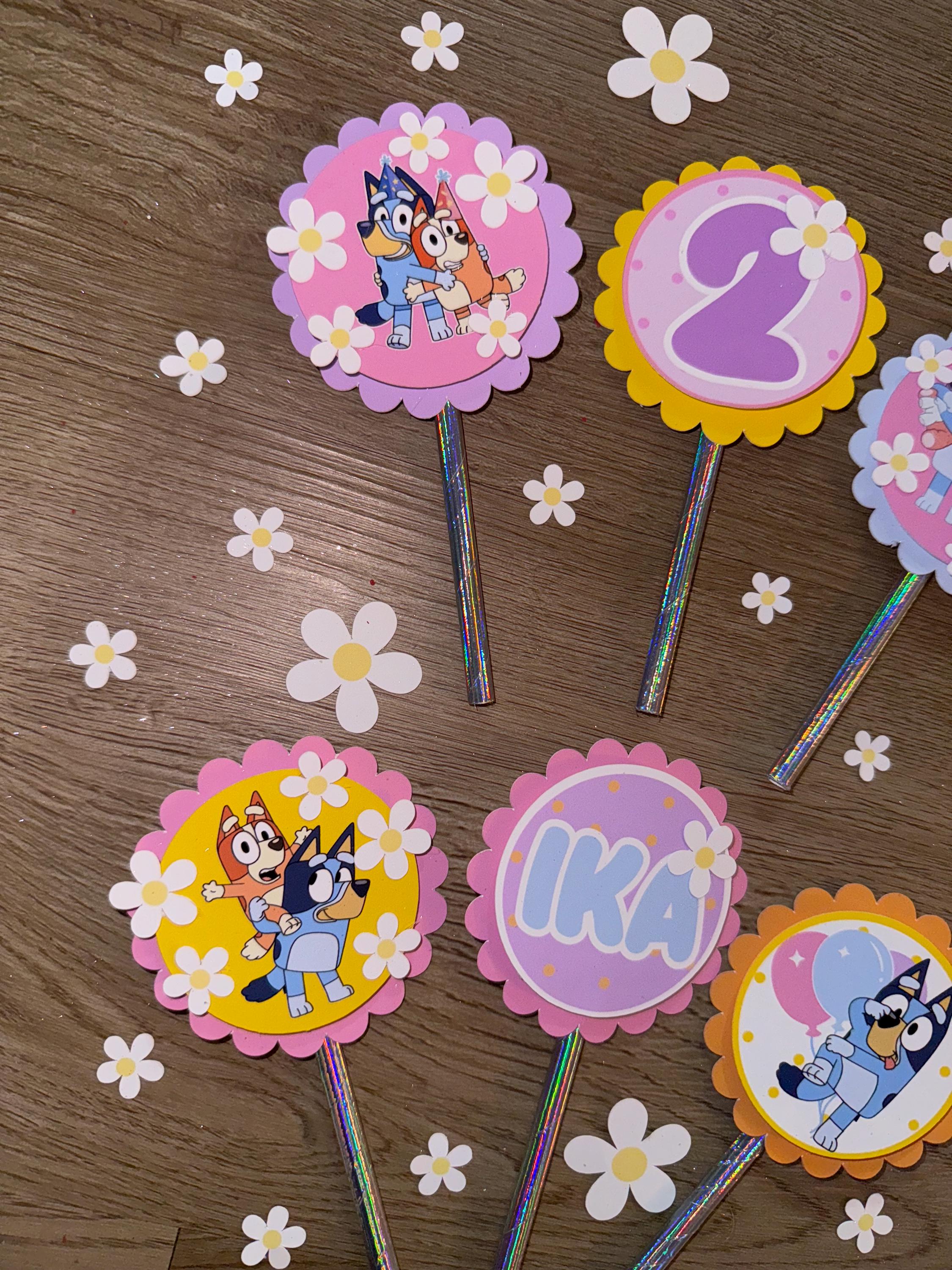 Personalized Photo Cupcake Toppers
