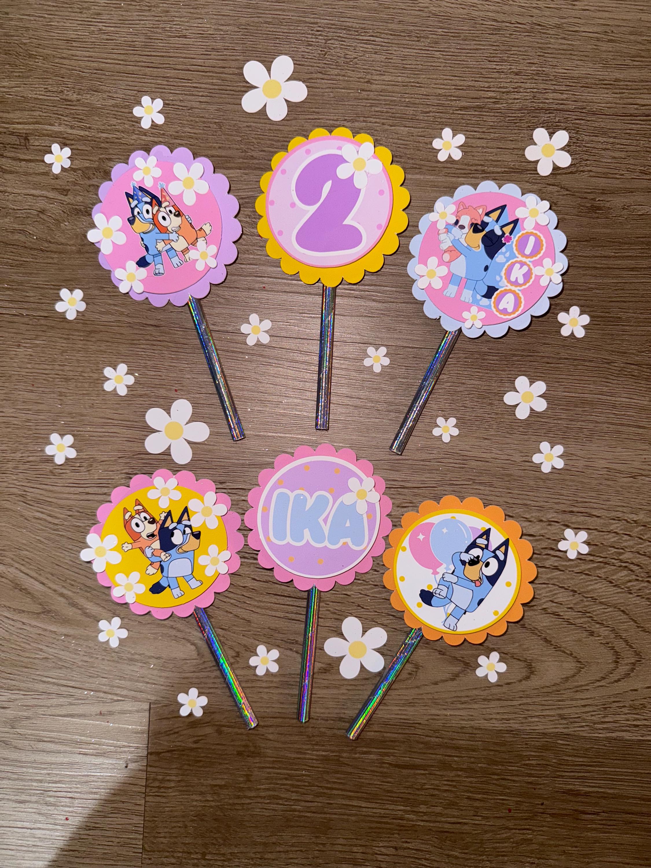 Personalized Photo Cupcake Toppers