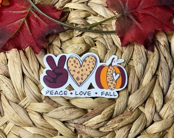 Fall Sticker | Laptop / Planner Sticker | Durable and Water Resistant Sticker
