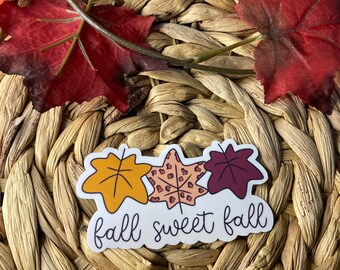 Fall Sticker | Laptop / Planner Sticker | Durable and Water Resistant