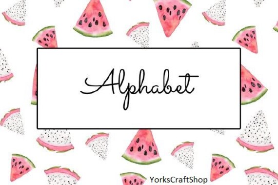 Alphabet tracing sheets. 26 letter tracing sheets. ABCs. | Etsy