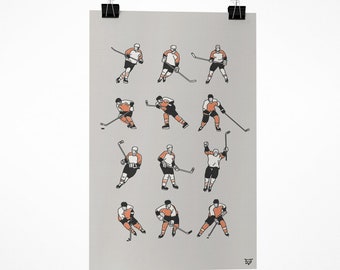 Hockey Guys Art Print