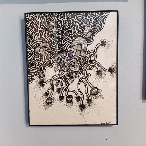 Ink Abstract Art Etsy