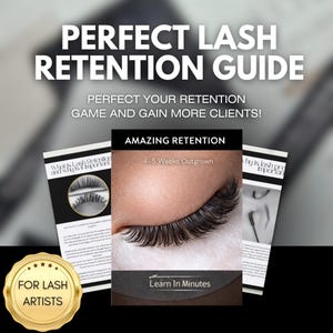 Lash Retntion Masterclass Digital Download PDF manual lashes lash extension training for professional use only