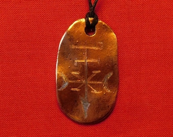 Hexen Sigil Pendant (Engraved Copper)