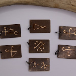 Seven Fairy Sisters Seal (Engraved Brass)