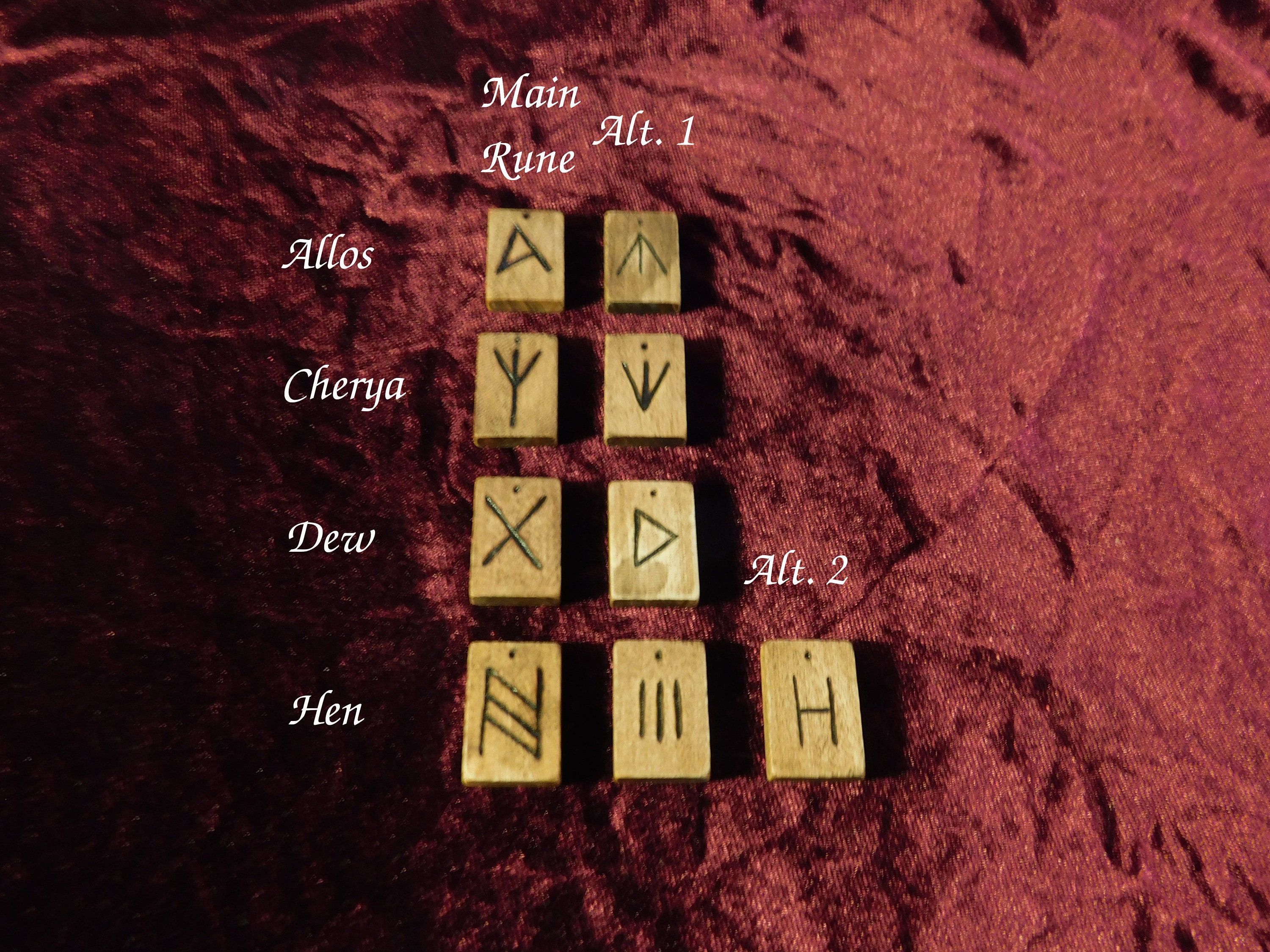 Unblooded Allos Runes - Etsy