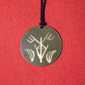 Nurtanumo Gateway Ring Pendant (Engraved Copper)