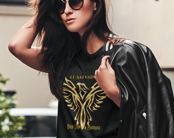 El Salvador, Rise like a Phoenix Unisex Heavy Cotton Tee