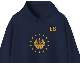 El Salvador Flag Hoodie: Father's Day Unisex Sweatshirt