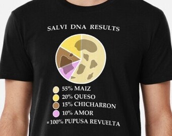 Pupusa DNA Results Unisex Ultra Cotton Tee