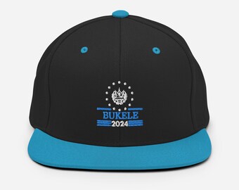 Bukele 2024 Snapback embroidered Hat