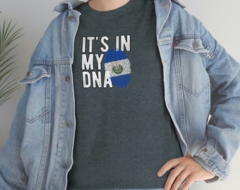 El Salvador is in my DNA Unisex Heavy Cotton Tee