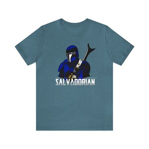 El Salvadorian, The Salvadorian T-shirt Unisex Jersey Short Sleeve Tee Heather Deep Teal