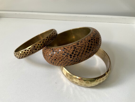 Stacking bangles matched collection of statement … - image 6