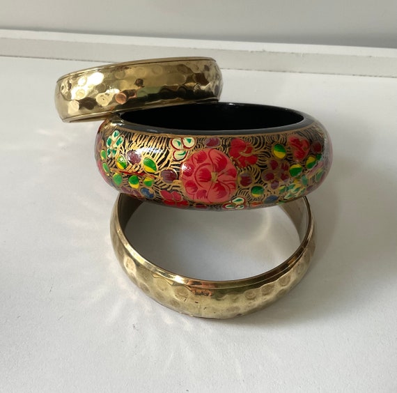 Stacking bangles matched collection of statement … - image 7