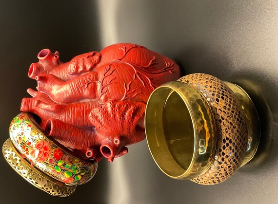 Stacking bangles matched collection of statement … - image 2