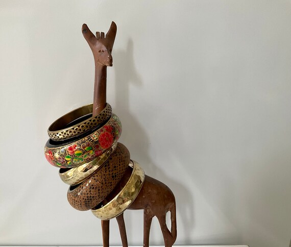 Stacking bangles matched collection of statement … - image 1