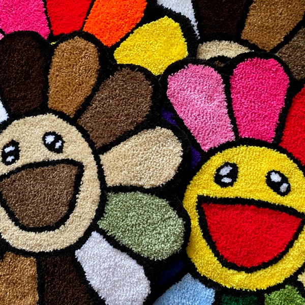 Handtufted Murakami Flower Rug