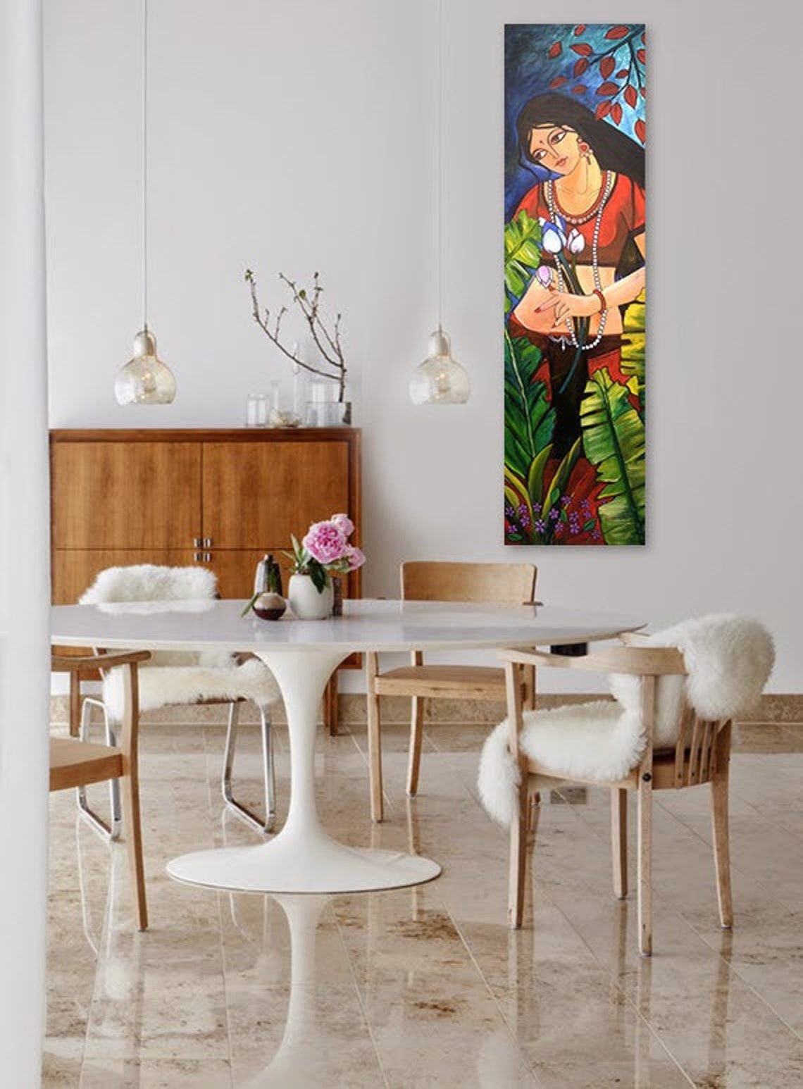 Narrow Wall Artnarrow Wall Printnarrow Art Printtall Wall Etsy