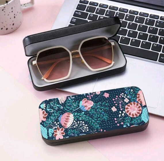 DIY Floral Diamond Painting Glasses Case Kit or Finished  display picture 1