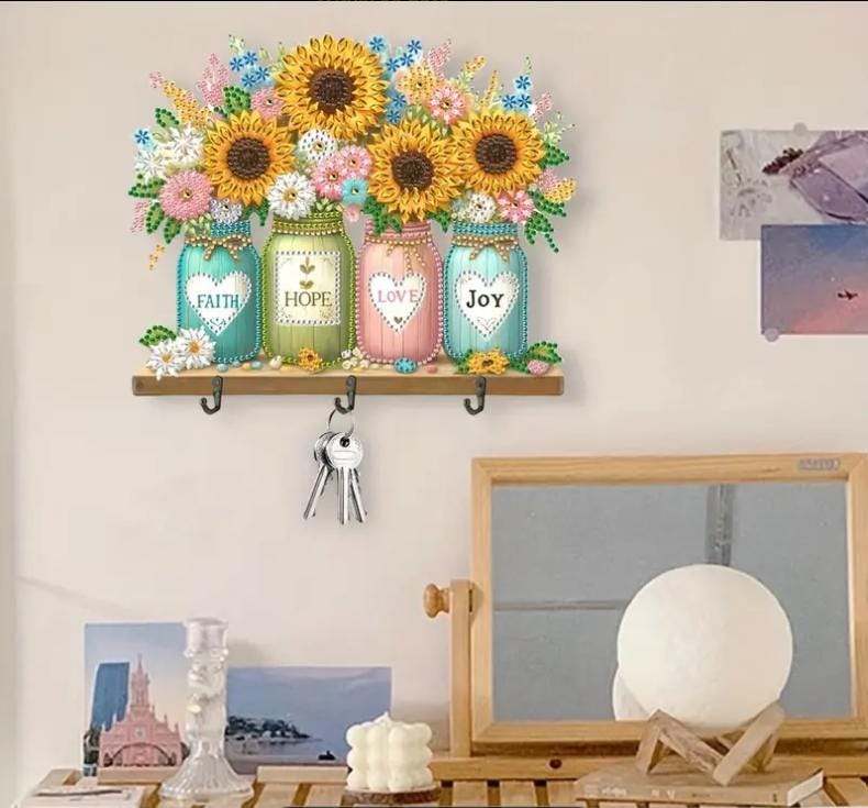 HUACAN trapano completo diamante ricamo ptura girasole arte strass 5D fai da te diamante mosaico punto croce decorazioni per la casa  15
