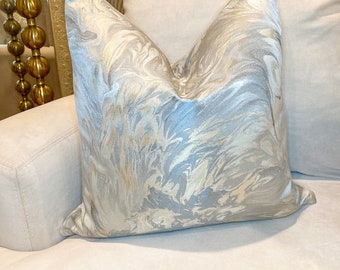 metallic decorative pillows