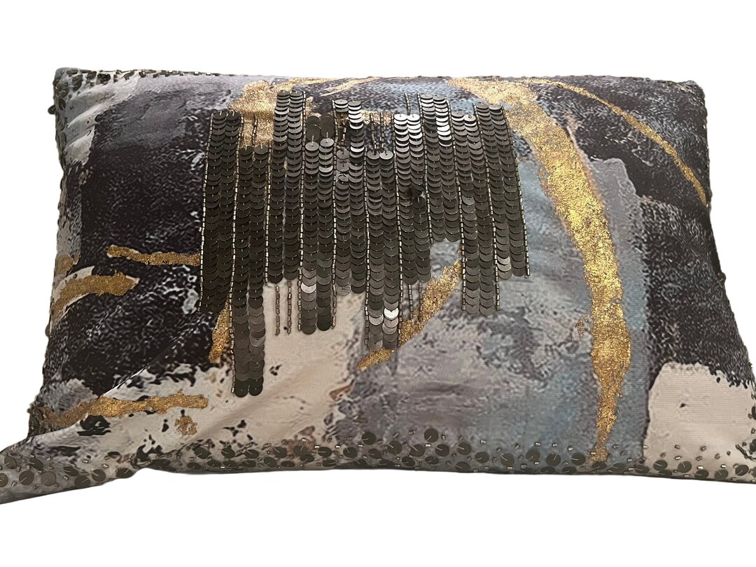 Black Velvet Lumbar Pillow Cover Throw Pillow Covers Etsy