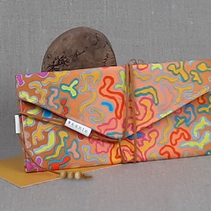 Gutschein-Kuvert aus Stoff mit Karte, wieder verwendbar, Geld-Geschenk, Geschenkverpackung, stilvolles Unikat