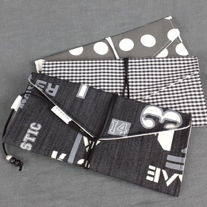 Rausverkauf Gutschein-Kuvert aus Stoff mit Karte, wieder verwendbar, Geld-Geschenk, Geschenkverpackung, stilvolles Unikat
