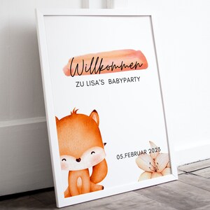 Baby Shower welcome Sign | Decoration idea | Baby shower sign | Digital poster | Personalized